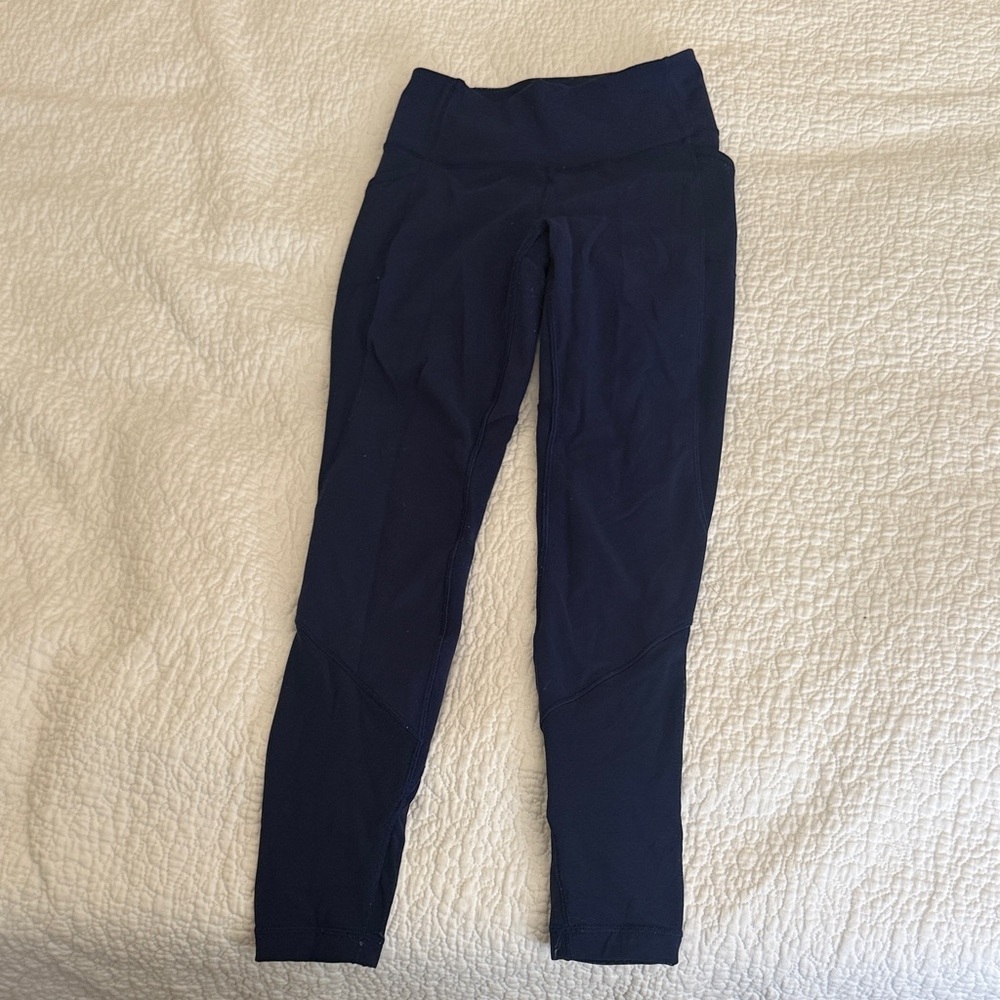 Navy High-Waist Lululemon Leggings